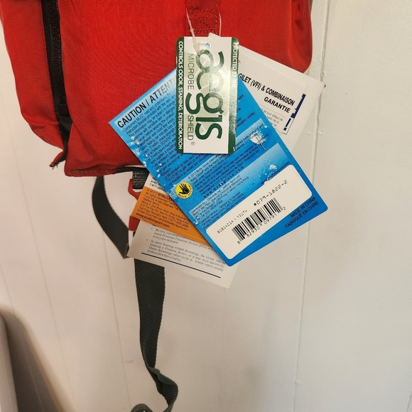 Body Glove Elite Red Zipper Buckle PFD Life Jacket New NWT Size Youth 60-90 Lbs - Picture 3 of 5